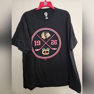 Like New NHL Chicago Black Hawks Short Sleeve Tee  size XXL